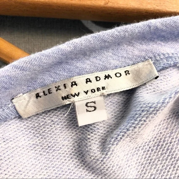 Alexia Admor Lace Detail Sweatshirt Sz S - Picture 8 of 9